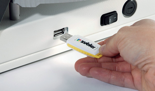 USB port for program transfers and software updates USB port for program transfers and software updates