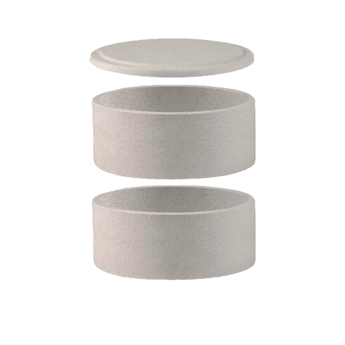 S400 2 Sintering Bowls/1 Lid