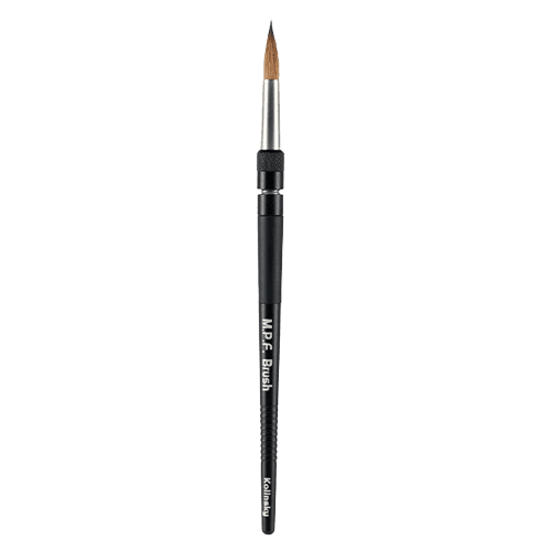 MPF Spring Brush, Kolinsky # 8, Black